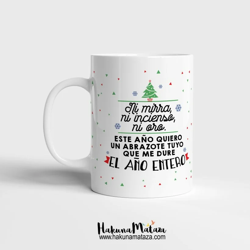 Taza personalizada feliz navidad