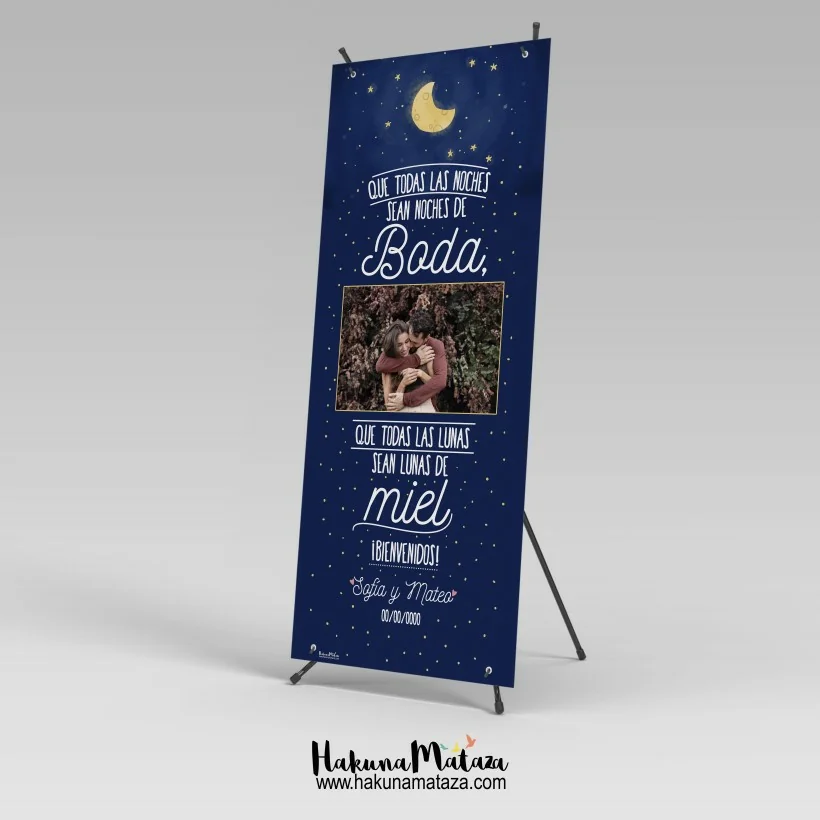 Banner con foto - Que todas las noches sean de boda