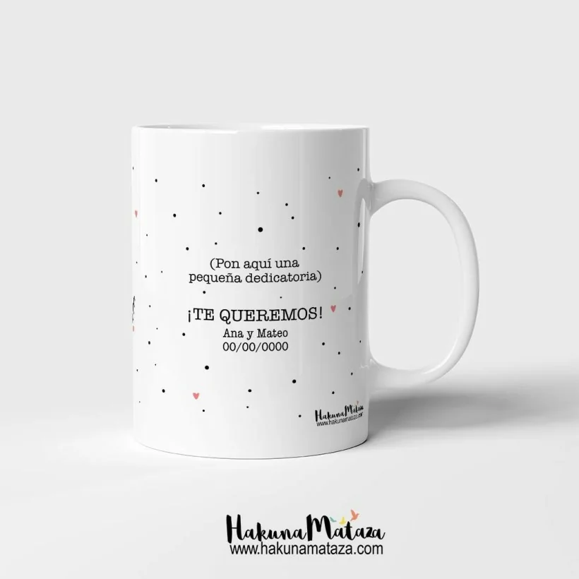 Taza personalizada - Parentesco Abuela - Mamá...