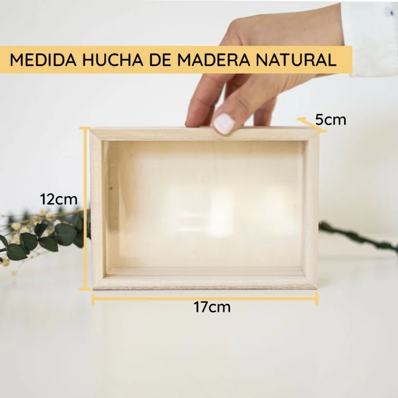 Hucha de madera personalizada - La próxima boda será la vuestra