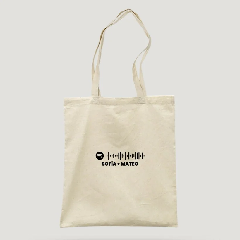 Tote bag personalizado - Regala una canción