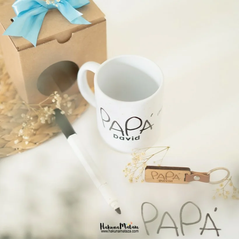 Pack taza escritura niños