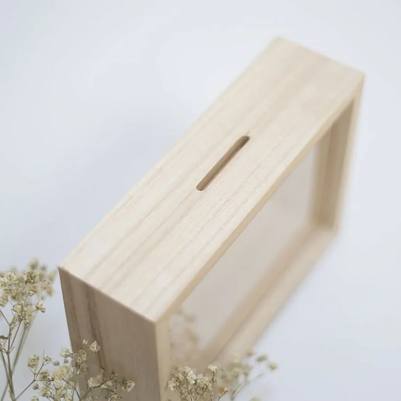 Hucha de madera personalizada - La próxima boda será la vuestra