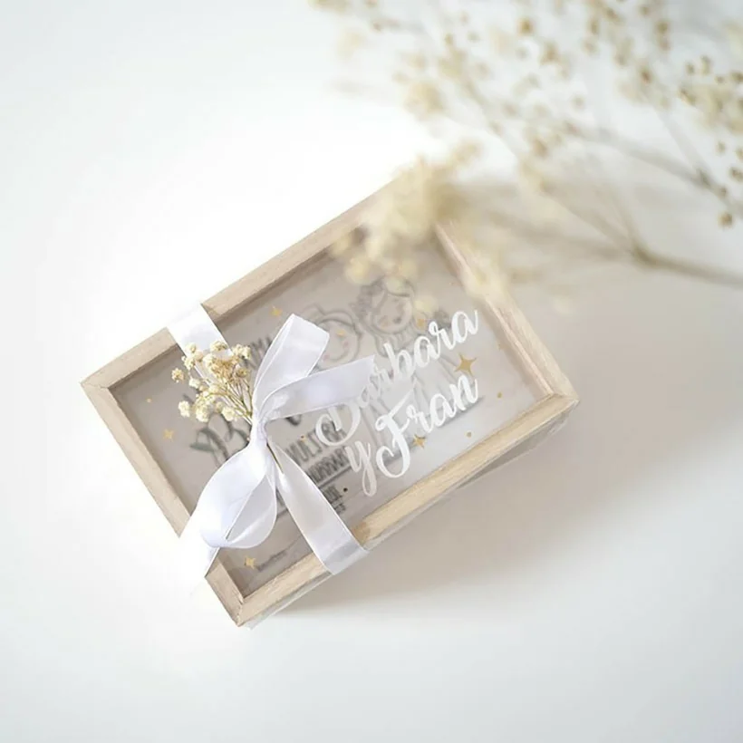 Hucha de madera personalizada - La próxima boda será la vuestra