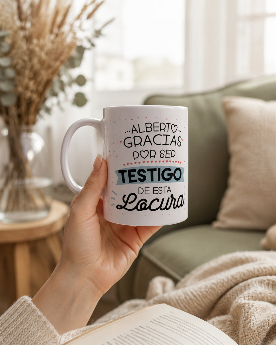 Tazas personalizadas con nombre, foto o frase